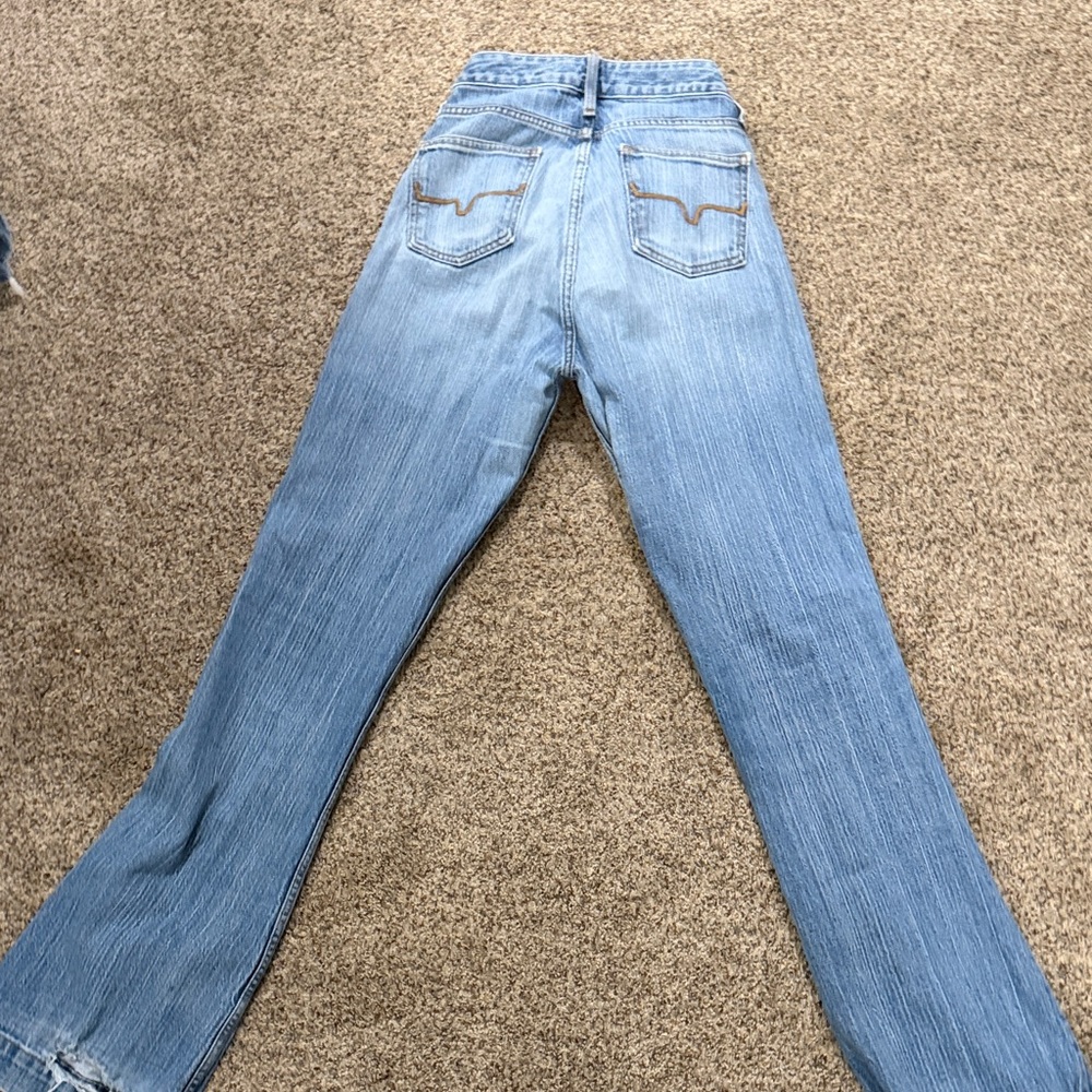 Kimes Ranch Light Blue Flare Jeans - Picture 2 of 2